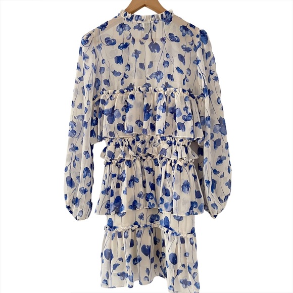 Misa Georgina Ruffled Floral Mini Dress - Picture 5 of 10